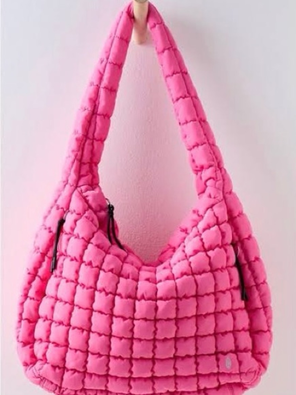 FREE PEOPLE | Oversized Quilted Carryall | Bubblegum Pink | NWT